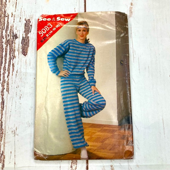 See & Sew #5083 Vintage 1980 Pattern Size B(14-16-18) DIY - Picture 1 of 8